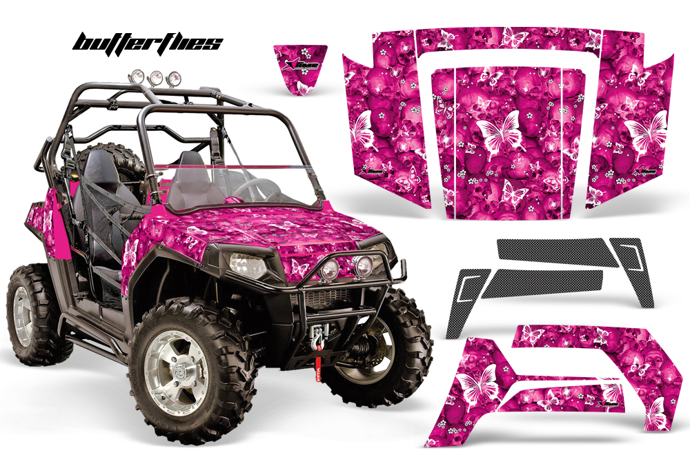 Polaris RZR 800 PINK Butterflies